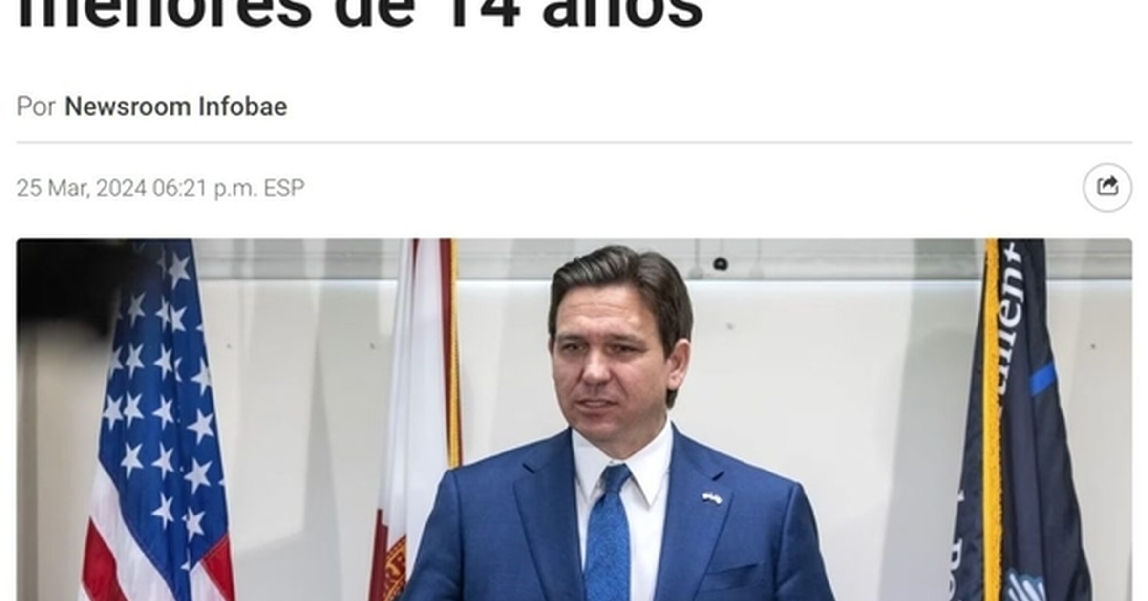 ¡Cuánta razón! / Florida prohibe las redes sociales a menores de 14 años
