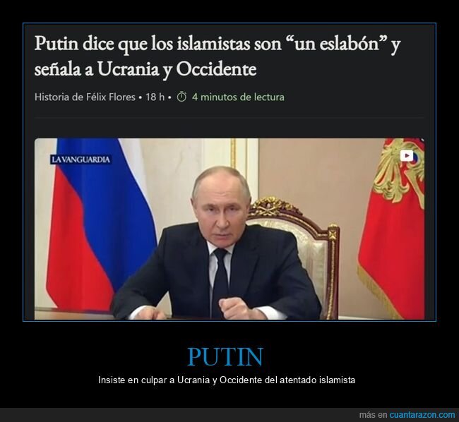 putiin,islamistas,ucrania,occidente,atentado,políticos