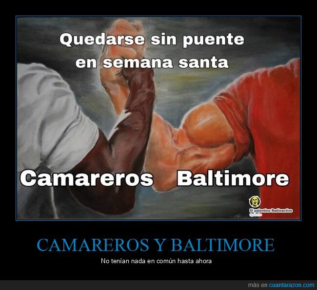 camareros,baltimore,puente,semana santa