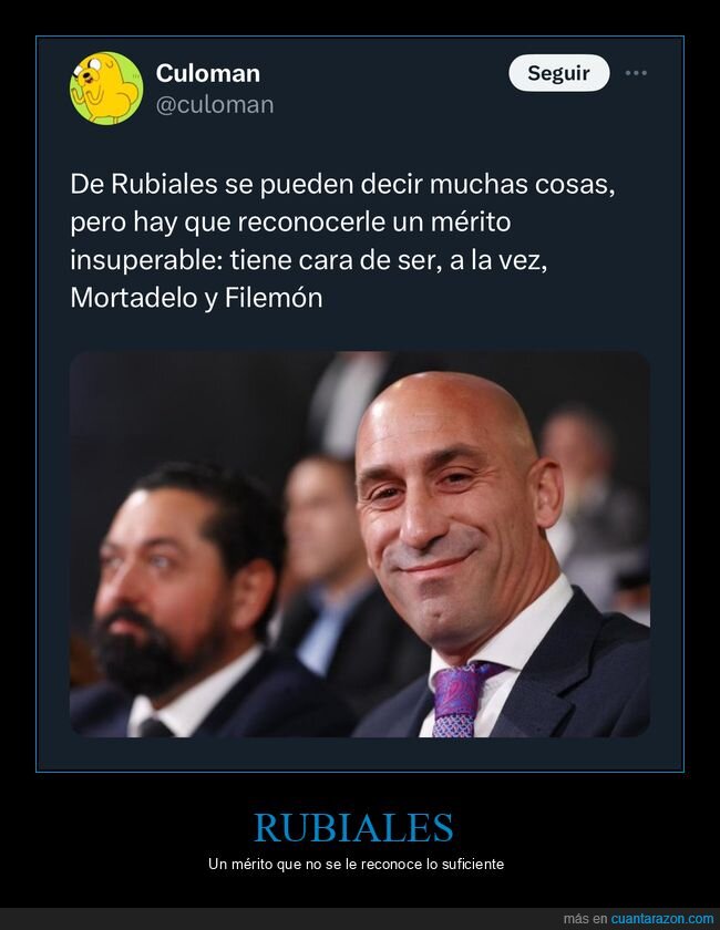 rubiales,mérito,parecidos,mortadelo,filemón