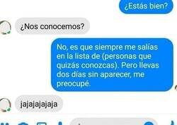 Enlace a Desconocido preocupado