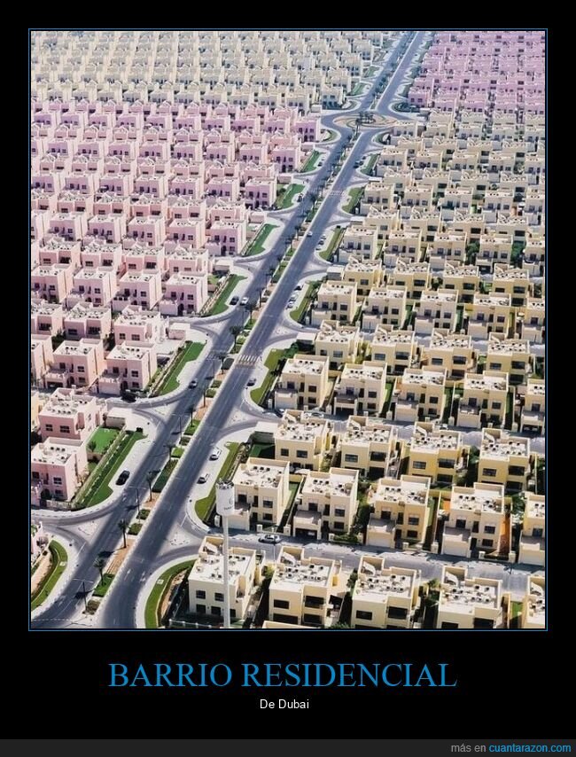 dubai,barrio residencial