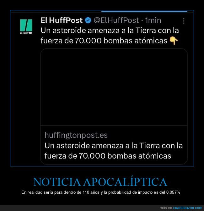 amenaza,asteroide,clickbait,tierra