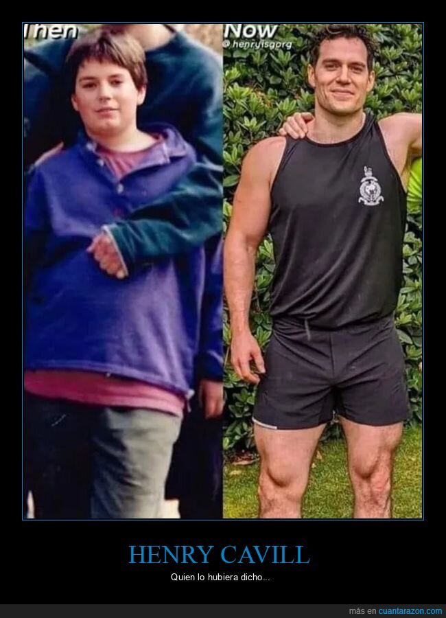 ahora,antes,henry cavill,niño