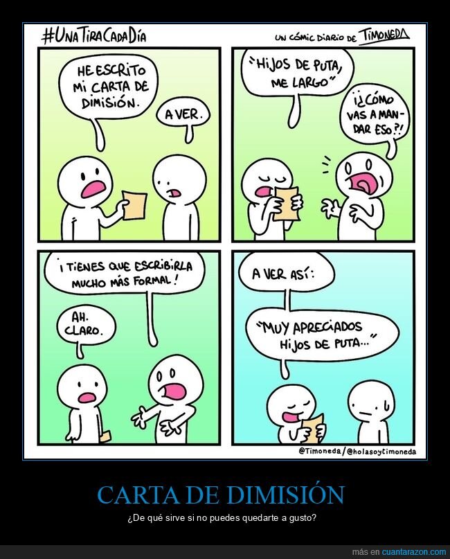 dimisión,carta,formal