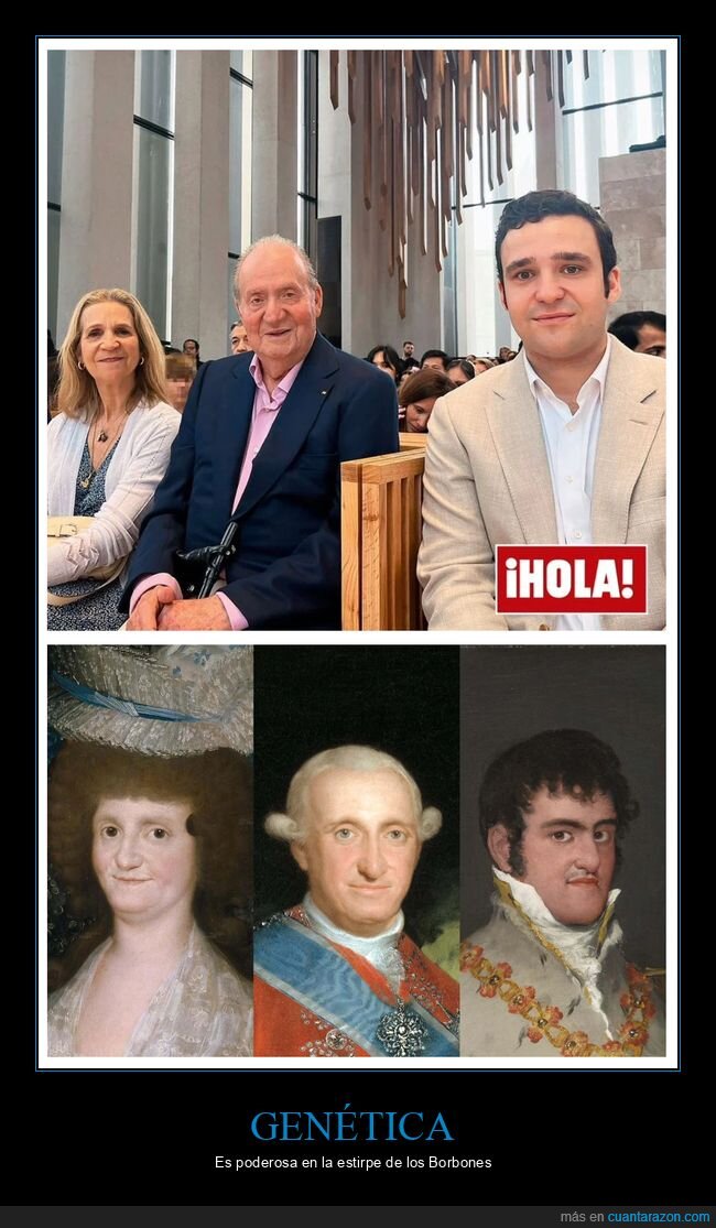 froilán,juan carlos i,infanta elena,parecidos