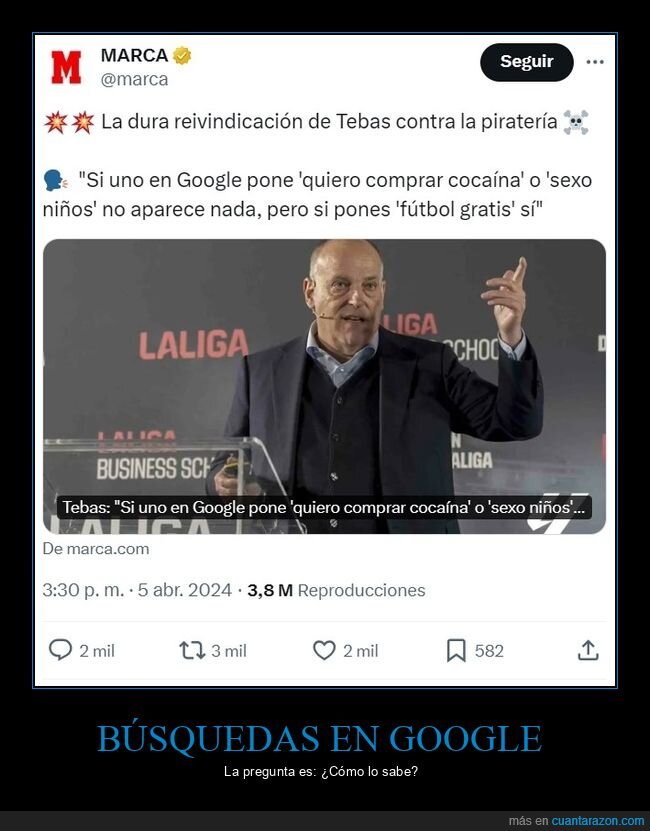 tebas,google,fútbol
