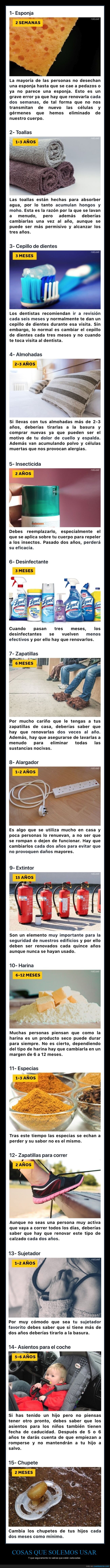 caducidad,objetos