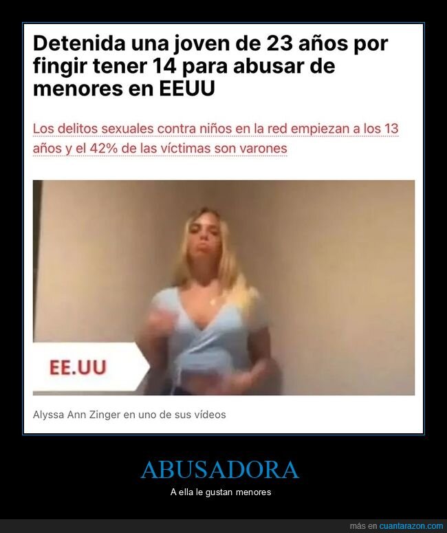 14 años,23 años,detenida,edad,fingir