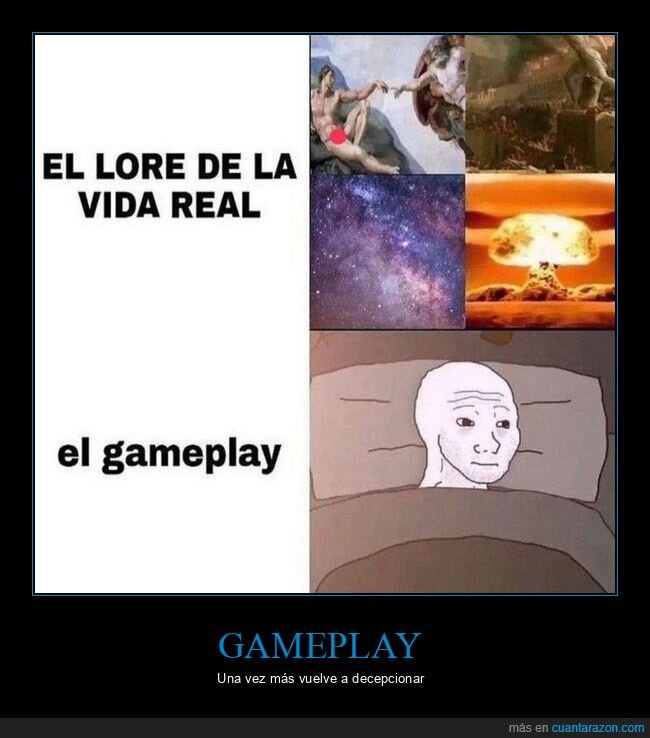 gameplay,lore,vida real