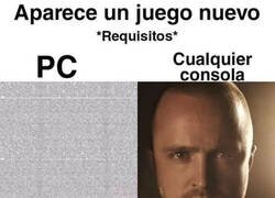 Enlace a Requisitos en videojuegos