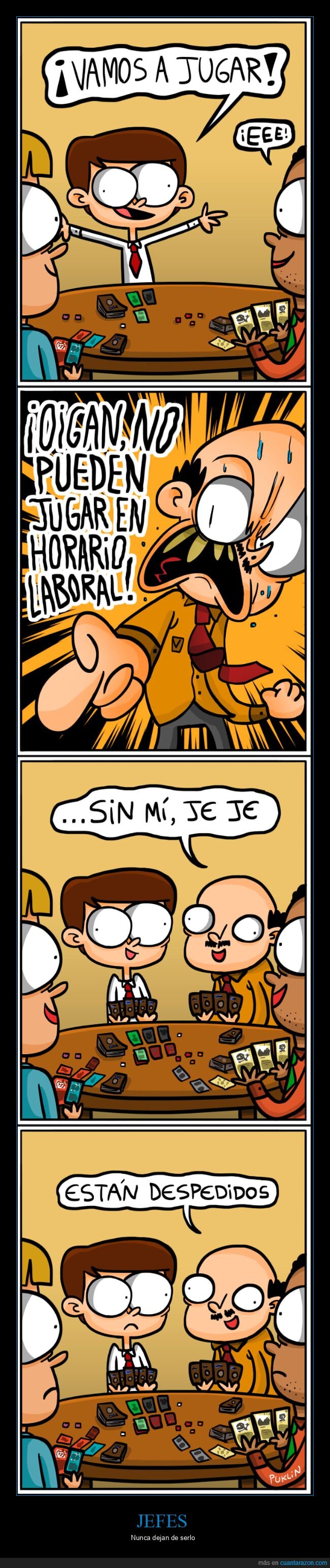 trabajo,jugando,despedidos