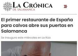 Enlace a Abre el primer restaurante para calvos