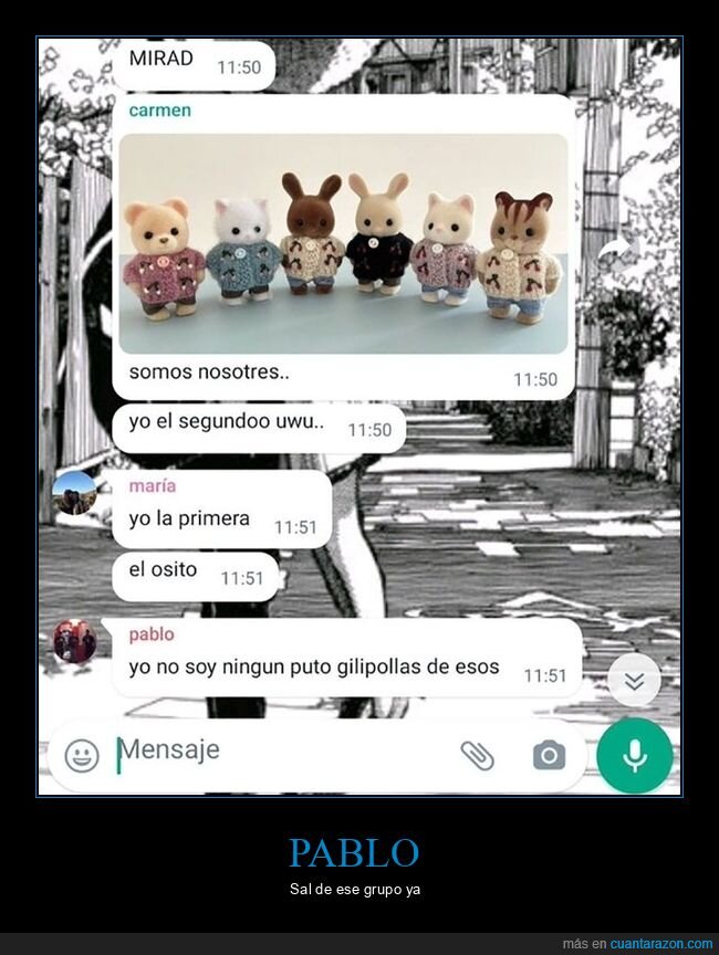 muñecos,whatsapp