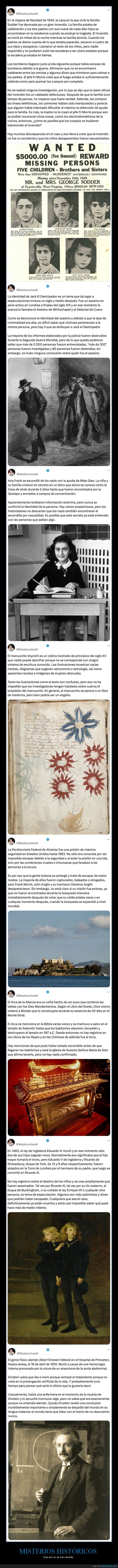 misterios históricos,resolver