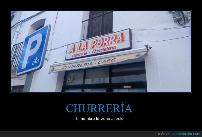 a la porra,churrería,nombres