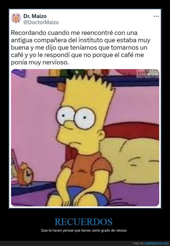 compañera,instituto,café,nervioso