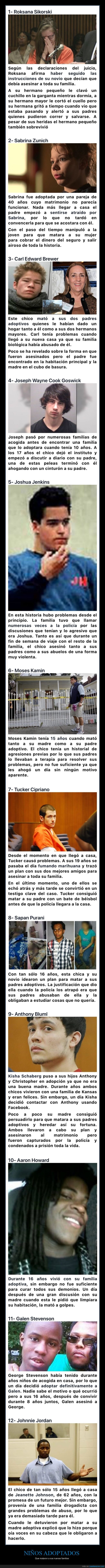 niños,adoptados,matar,familias
