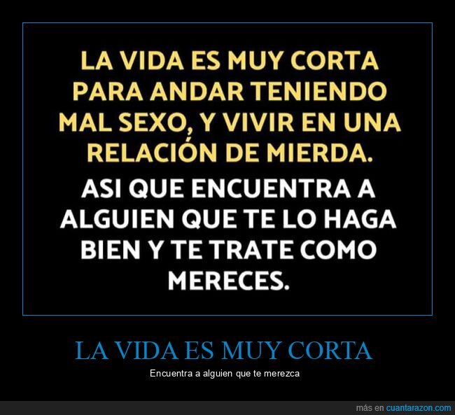 vida,corta,relaciones