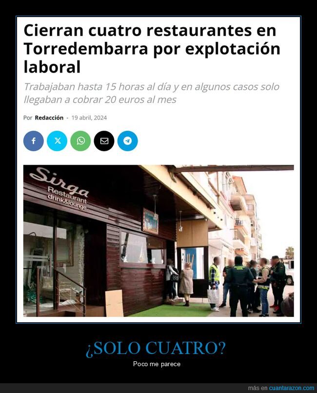 restaurantes,cerrar,explotación laboral