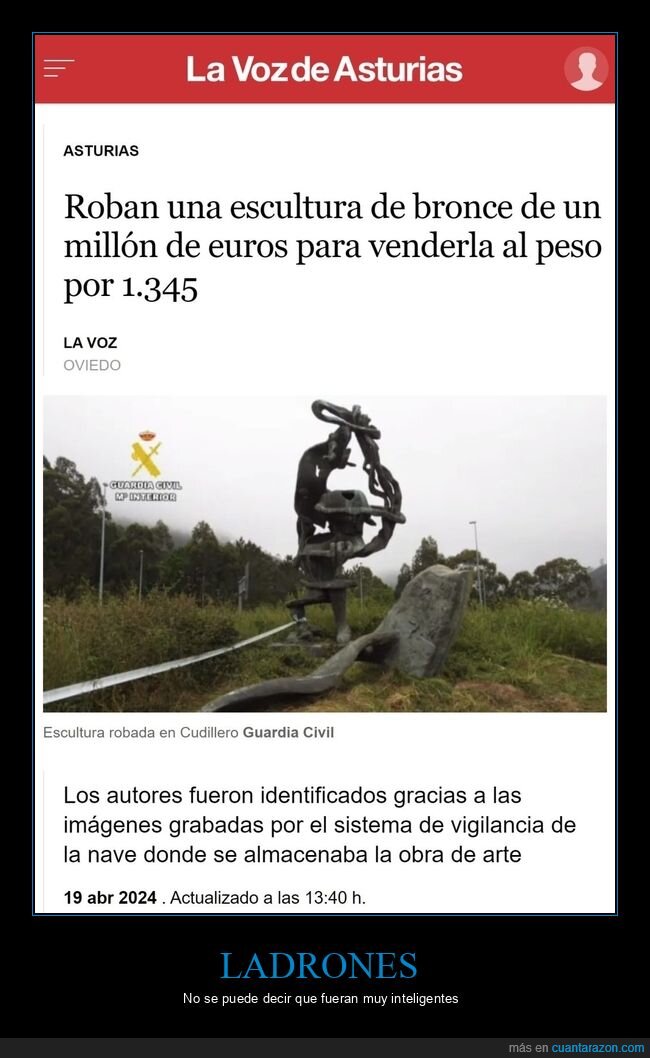 robo,escultura,precio,vender