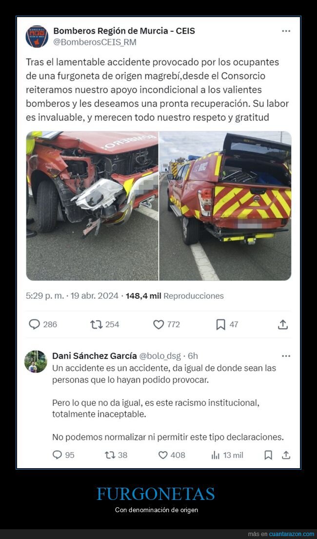 accidente,furgoneta,origen