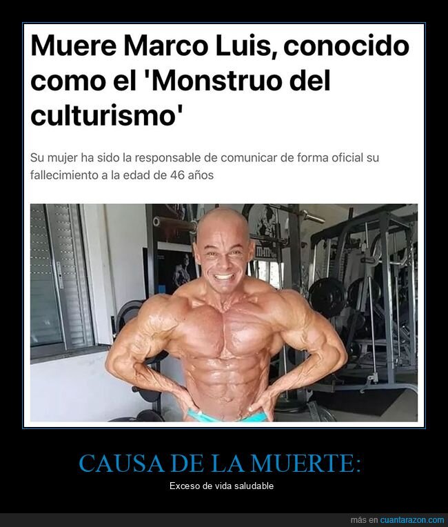 culturista,marco luis,monstruo del culturismo,muerte