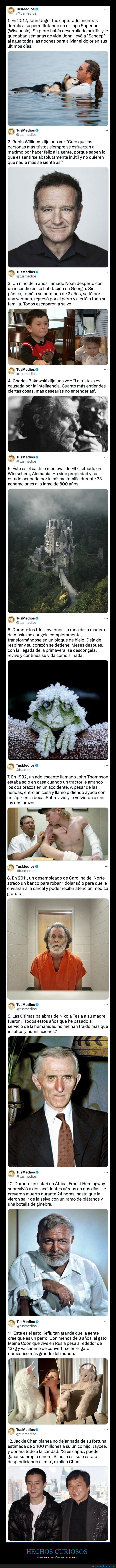 hechos curiosos,datos interesants,curiosidades