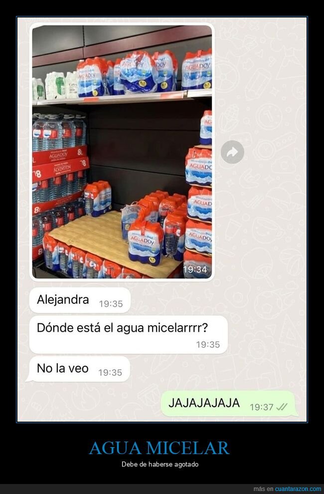 agua,agua micelar,fails,monguers,supermercado