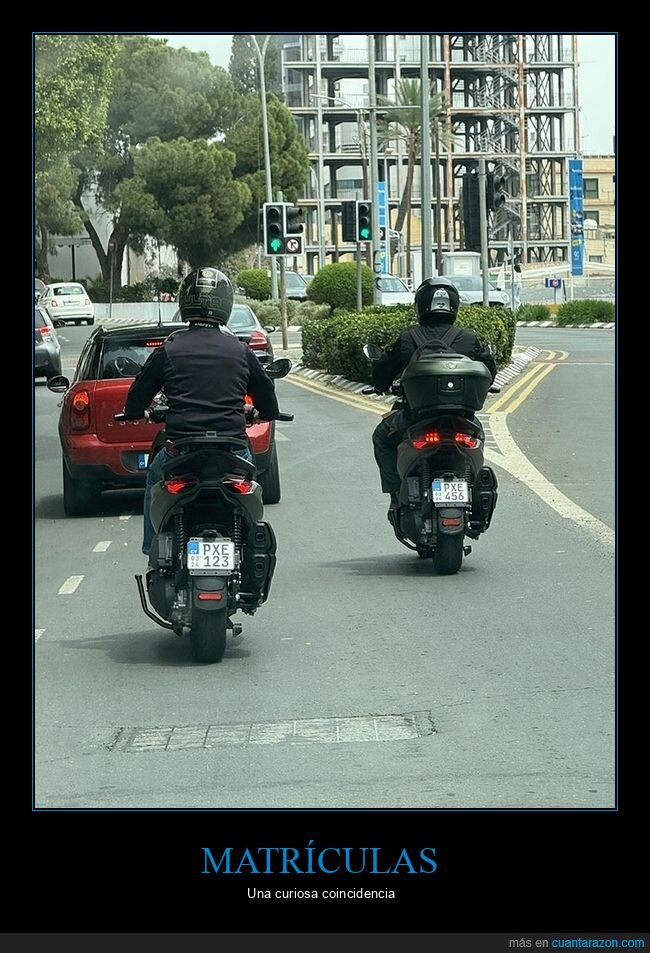 matr&iacute;culas,motos,wtf
