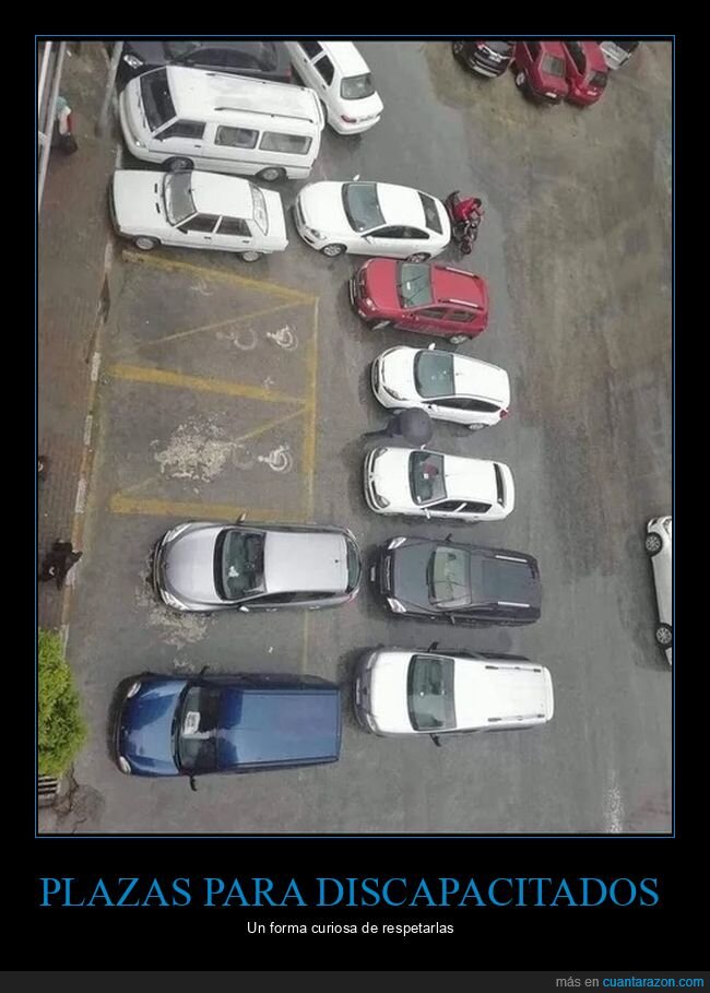 coches,discapacitados,parking,wtf