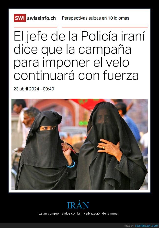 irán,velo,imponer