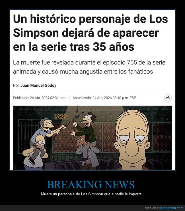 larry dalrymple,muerte,simpsons