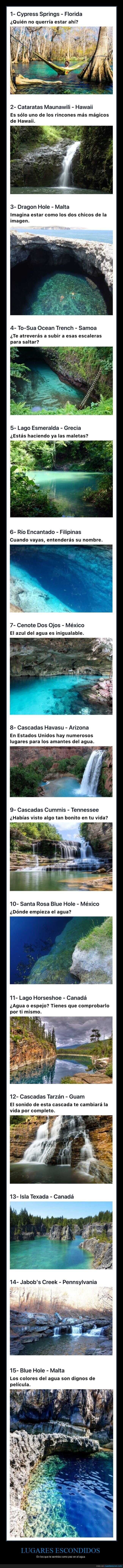 lugares,escondidos,agua