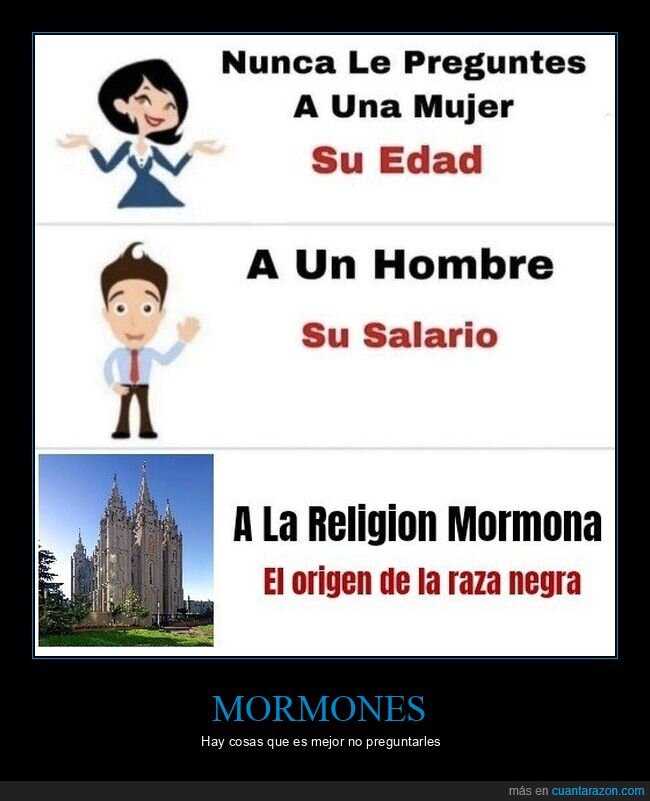 mormones,origen,raza negra