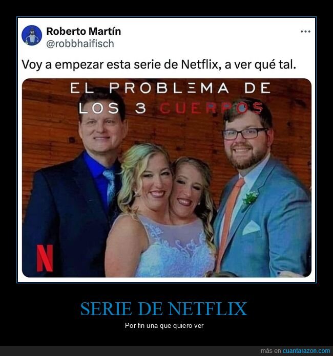 dos cabezas,el problema de los 3 cuerpos,netflix,siamesas