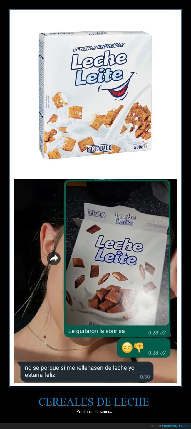 cereales,leche,rellenos,sonrisa,whatsapp,wtf