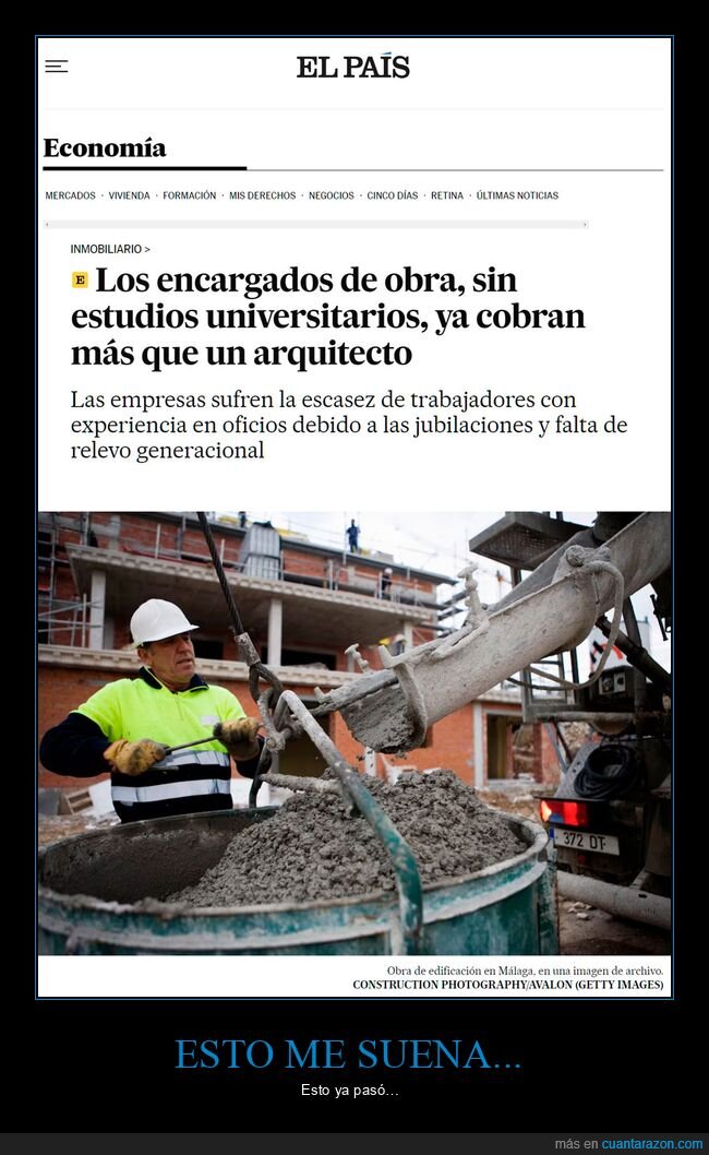 encargados de obra,cobrar,arquitecto