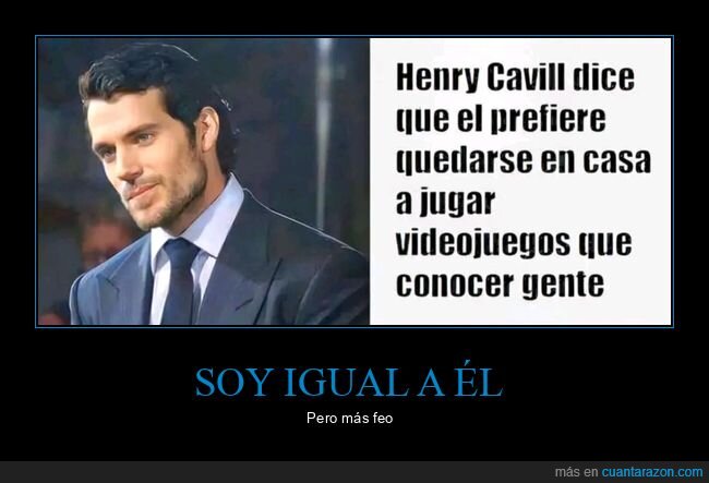 henry cavill,videojuegos,conocer gente