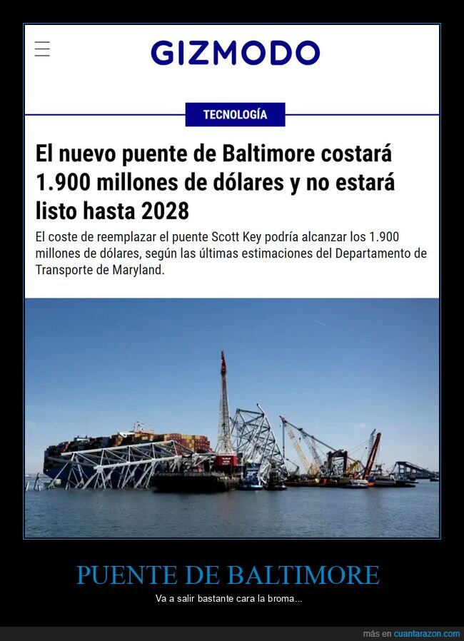 puente,baltimore,precio