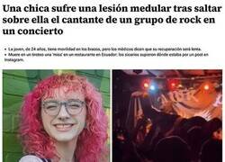 Enlace a Los peligros de estar en primera fila