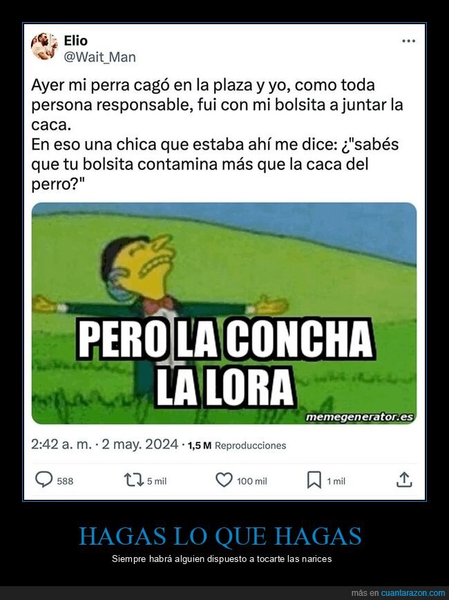 bolsa,cagar,contaminar,perros