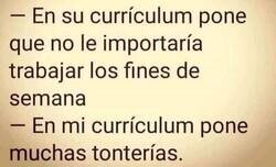 Enlace a Currículum poco fiable