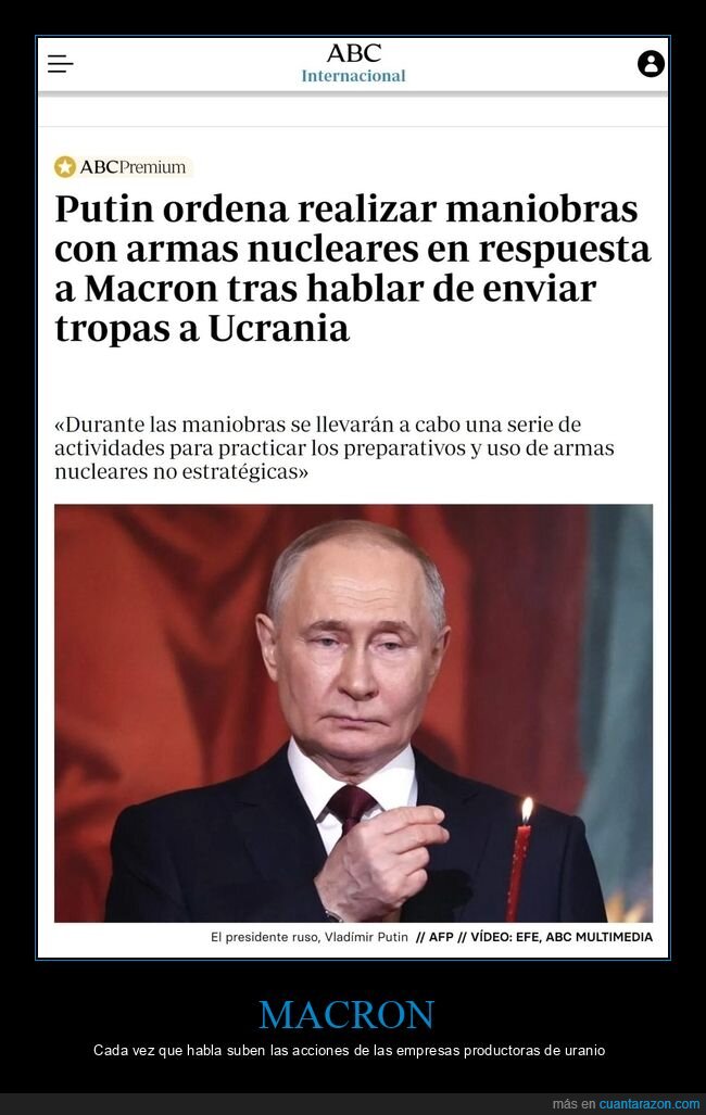 putin,macron,ucrania,armas nucleares,políticos