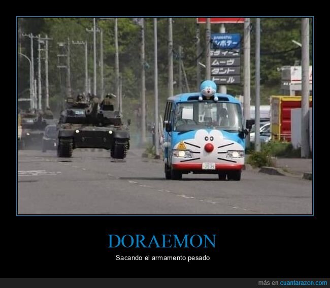 doraemon,tanque,wtf