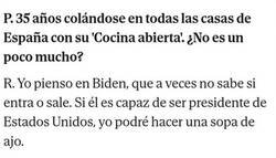 Enlace a Arguiñano no tiene intención de jubilarse