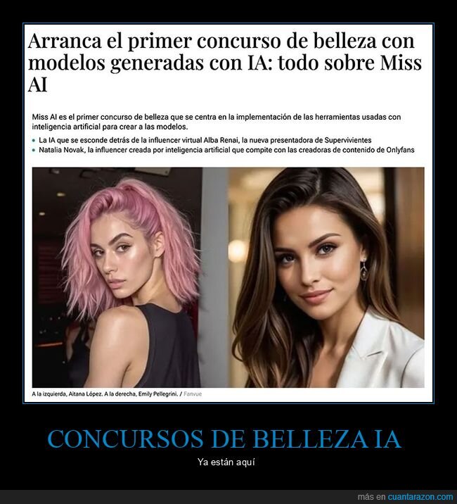 concurso de belleza,ia