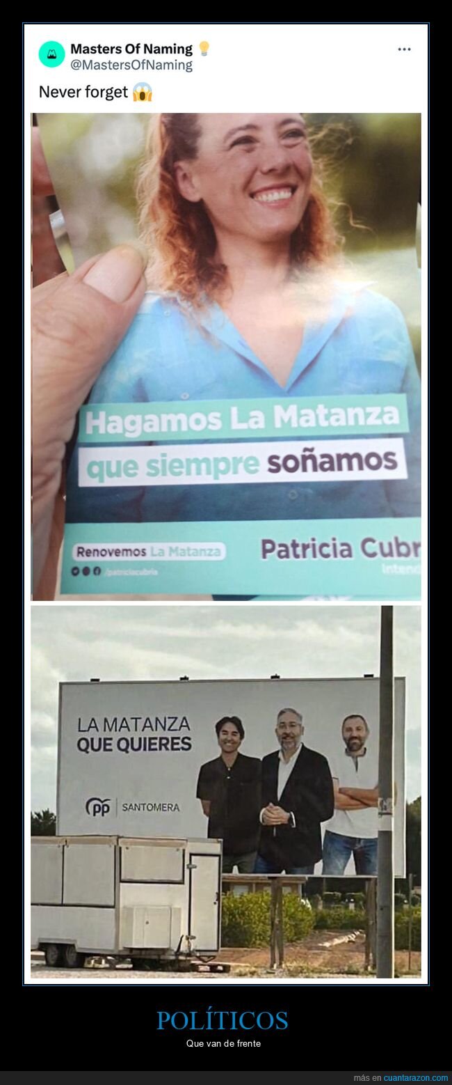 la matanza,políticos