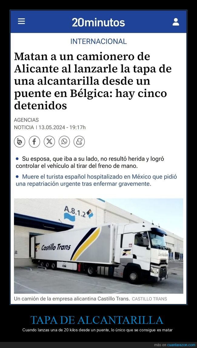 camionero,tapa de alcantarilla,puente