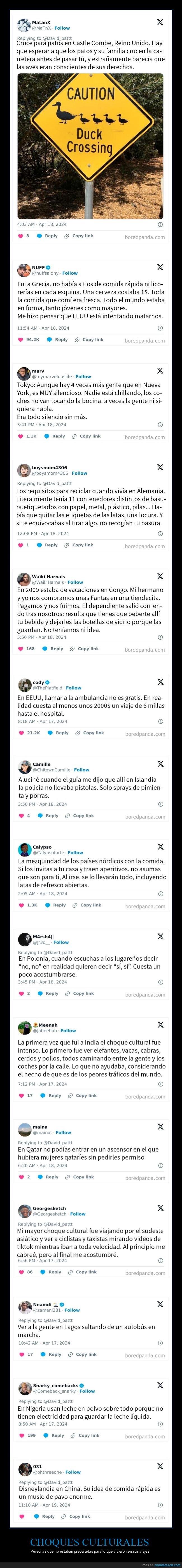 choques culturales,países,viajes